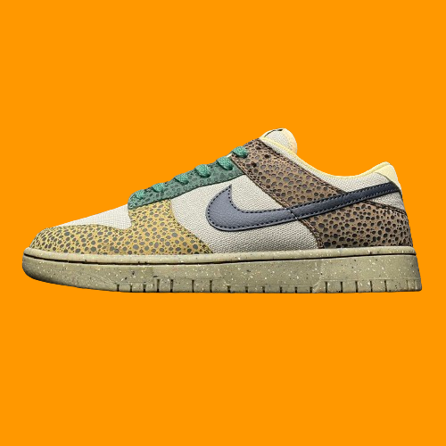 Nike Dunk Low Safari Golden Moss